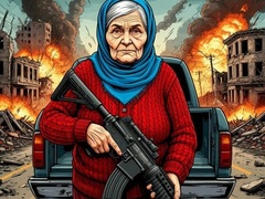 Игра Grandma with machine-gun: Apocalypsis