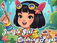 Игра Jungle Girl: Coloring Pages