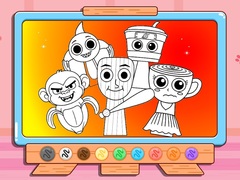Игра Coloring Book: Sprunki Italian Brainrot Mod