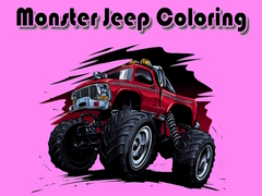 Игра Monster Jeep Coloring