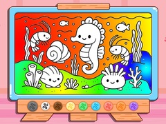 Игра Coloring Book: Kawaii Sea Animals