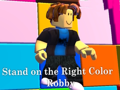 Игра Stand on the Right Color Robby