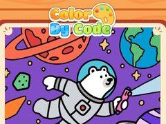 Игра Color By Code Space Bear