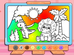 Игра Coloring Book: Jurassic Dinosaurs