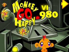 Игра Monkey Go Happy Stage 980