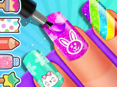 Игра Coloring Book: Girls Nail Art Design
