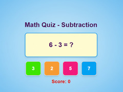 Игра Math Quiz - Subtraction
