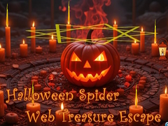 Игра Halloween Spider Web Treasure Escape