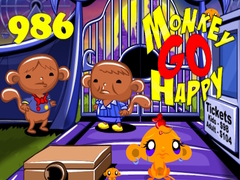 Игра Monkey Go Happy Stage 986
