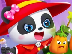 Игра Jigsaw Puzzle: Baby Panda Pumpkin Pot