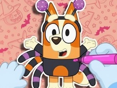 Игра Coloring Book: Halloween Spooky Bingo & Bluey