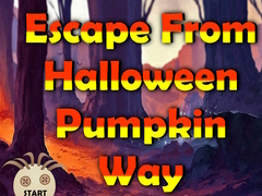 Игра Escape From Halloween Pumpkin Way