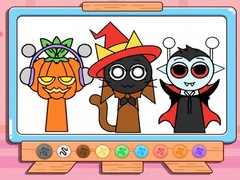 Игра Coloring Book: Incredibox Sprunki Halloween