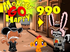 Игра Monkey Go Happy Stage 990