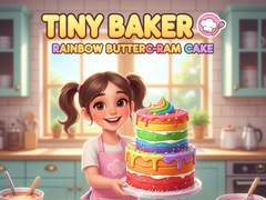 Игра Tiny Baker: Rainbow Buttercream Cake