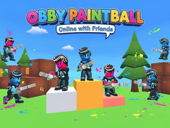 Игра Obby Paintball: Online with Friends