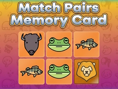 Игра Match Pairs Memory Card