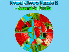 Игра Round jigsaw Puzzle 2 - Assemble Fruits