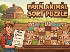 Игра Farm Animal Sort Puzzle