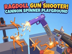 Игра Ragdoll Gun Shooter! Cannon Spinner Playground