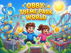 Игра Obby: Theme Park World