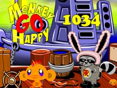 Игра Monkey Go Happy Stage 1034