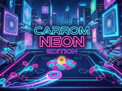 Игра Carrom Neon Edition