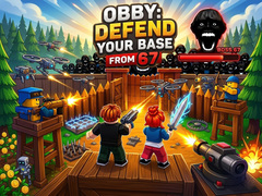 Игра Obby: Defend your base from 67