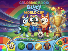 Игра Coloring Book: Bluey World Cup