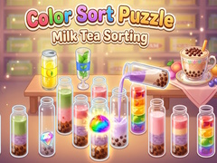 Игра Color Sort Puzzle Milk Tea Sorting