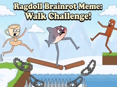 Игра Ragdoll Brainrot Meme: Walk Challenge!