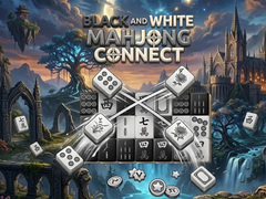 Игра Black and White Mahjong Connect