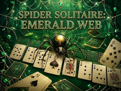 Игра Spider Solitaire: Emerald Web
