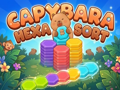Игра Capybara Hexa Sort