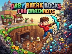 Игра Obby: Break Rocks For Brainrots