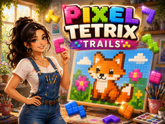 Игра Pixel Tetrix Trails