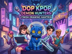 Игра DOP KPop Demon Hunters: Finish Drawing Hantrix