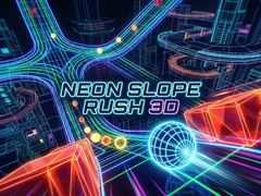 Игра Neon Slope Rush 3D