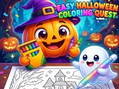 Игра Easy Halloween Coloring Quest