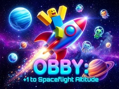 Игра Obby: +1 to spaceflight altitude