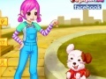 Игра Cute Girl and Puppy