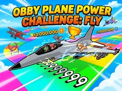 Игра Obby Plane Power Challenge: Fly