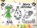 Игра Christmas Girl Painting