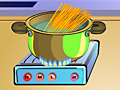 Игра Cooking spaghetti with tuna