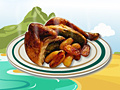 Игра Roast chicken