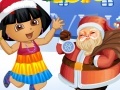 Игра Dora with Santa Dressup