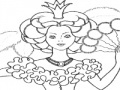 Игра Brilliant lady coloring