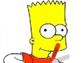 Игра Coloring Bart Simpson