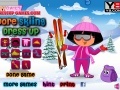 Игра Dora Skiing Dress Up