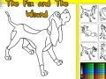 Игра The Fox And The Wound Online Coloring Game